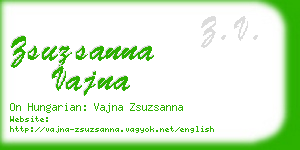 zsuzsanna vajna business card